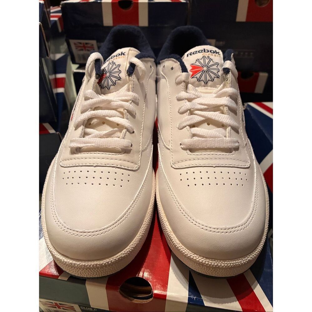 Reebok White Sneakers Club C Classic Men Size 71/2